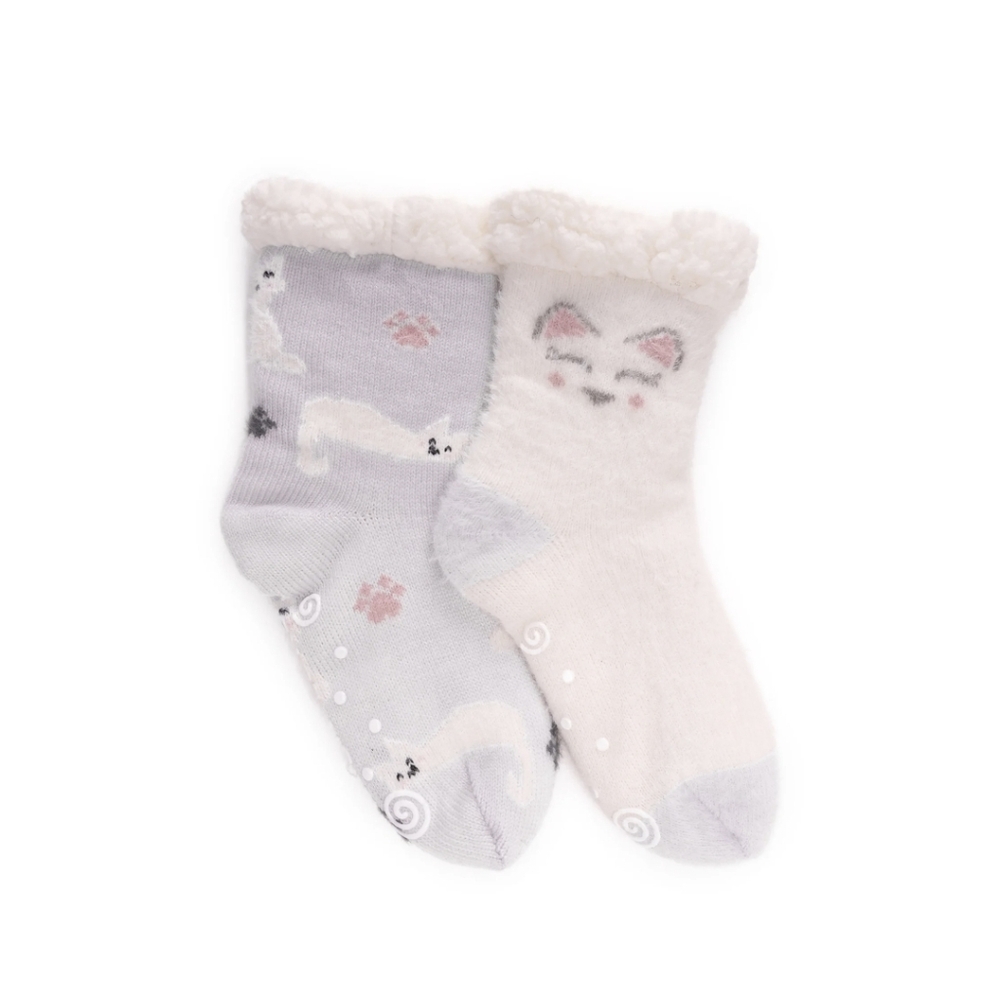 Muk Luks Cabin Cozy Sock, 2pk